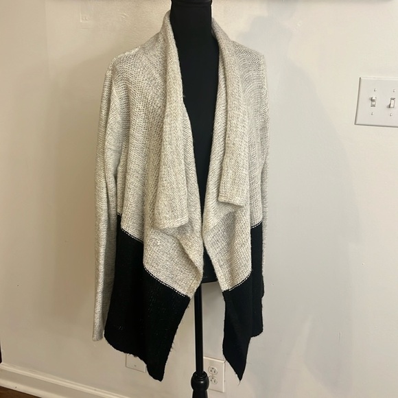 Torrid Color-Block Open Front Waterfall Boho Cardigan, Sz. 1x. - Picture 1 of 12